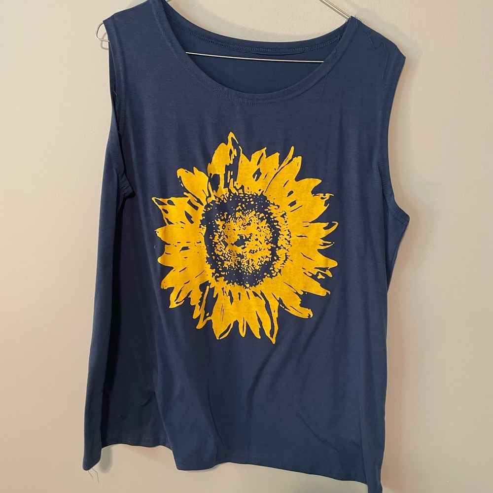Sunflower Tank Top